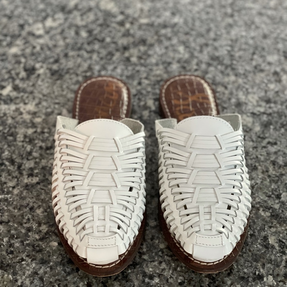 Sam Edelman leather slides size 6.5